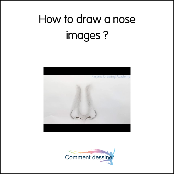 How to draw a nose images